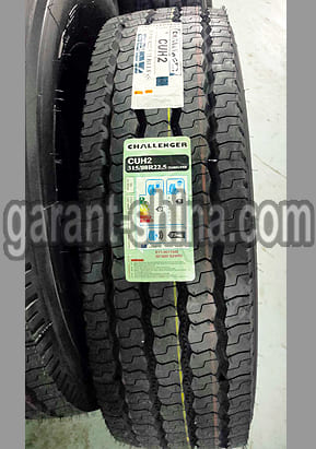 Challenger CUH2 (рулевая) 315/80 R22.5 156J/150L 18PR - Фото шин с этикетками на складе